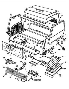 Replacement Parts Diagram and Parts List for TRO670-04  Black and Decker Toaster Oven